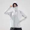 2026 Novo Estilo Roupa de Proteção Solar de Seda Gelada para Mulheres, Jaqueta Leve de Proteção Solar para Uso Externo no Verão, Roupa Respirável com Proteção UV para Homens