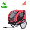 Remolque de bicicleta para mascotas, remolque trasero para perro y gato, carrito plegable para exteriores, para pasear perros, ciclismo, remolque transpirable