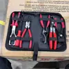 Conjunto de Ferramentas para Reparo de Carros, Separador de Tubo de Óleo, Grampo Elétrico, Extrator de Prego de Fundo Redondo, Alicate para Feixe de Tubos, Modelo de Venda Quente Transfronteiriça