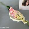Quênia Grande Andorinha Simulação Delphinium Tecido Revestido Linha de Flores de Casamento Material de Flor Violeta Estrada Flor de Seda