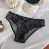 Estampado de Leopardo Ebrio ~ Bragas de Encaje de Satén Hueco Francés Atractivo Femenino Malla con Estampado de Leopardo Calzones para Mujer