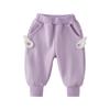 [Antibacteriano Infrarrojo Lejano] Pantalones Casuales de Otoño e Invierno para Niñas Leggings para Niños Pantalones Cálidos de Terciopelo para Bebé