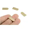 Acessórios de Joia de Latão com Furos Geométricos em Forma de U Ferradura Peça Oval DIY Brincos Moda Colar Pulseira Pingente