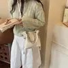 Bolsa Pequena Feminina Super Tendência 2026 Novo Modelo Nicho Acolchoada Corrente Balde Estilosa Versátil Ombro Transversal Bolsa de Mão