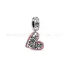 Pingente Pandora de Cobre Branco Banhado a Prata Pingente de Animal Digital Fivela Fixa Contas Acessórios DIY Contas