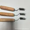 Cuchillo para piña de acero inoxidable, Pelador de piña, Tenedor para piña, Extractor de ojos en forma de V, Pala para piña, Cuchillo para fruta de tienda de dos yuanes