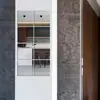 Pegatina de espejo acrílico para pared transfronteriza, espejo de cuerpo entero autoadhesivo para dormitorio y residencia estudiantil, espejo suave que se puede pegar a la pared