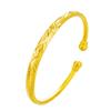 Vietnam arena oro imitación oro estrellado brazalete abierto fénix único chapado en oro latón pulsera puesto suministro mayoreo