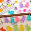 Accesorios para joyería DIY lindos abalorios de oso de gelatina aretes de corazón cadena para teléfono colgante de bolso accesorios de abalorios sueltos