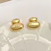 Brincos Tendência Estilo Influenciador Europeu e Americano em Forma de Abóbora, Brincos Stud Disco Únicos e Fashion em Forma de Diamante com Senso de Design, Brincos Femininos para Atacado