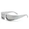 Gafas de Sol Y2K para Hombres y Mujeres, Gafas Cyberpunk de Nicho, Gafas Tecnológicas, Gafas de Ciclismo de Gama Alta