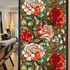 BL156-170 mar de flores transfronterizo pegatina de vidrio estático película para ventana de PVC sin adhesivo decoración del hogar pegatina para cristal de ventana