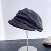 Chapéu de lã plissado moderno para equitação feminina, boné de beisebol quente para outono e inverno, boina da moda versátil, chapéu da moda