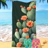 Mengqi Ropa de Hogar Toalla de Playa Estampado de León Toalla Cuadrada de Microfibra Toalla de Baño Absorbente Toalla de Secado Rápido Protector Solar