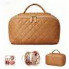 Bolsa de Cosméticos Portátil Nova Transfronteiriça Grande Capacidade Bolsa Portátil para Armazenamento de Pincéis de Maquiagem Bolsa de Higiene Pessoal de Viagem de Alta Qualidade