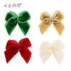 Atacado Em Estoque Transfronteiriço Natal Veludo 1cm Cós Laço Lingerie Brinquedo Decoração Laço de Veludo 10mm