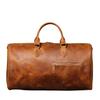 Bolso retro europeo y americano para hombre, de piel de caballo loco, bolso de viaje portátil para hombre, bolso bandolera de lona para mujer, bolso de ordenador de piel auténtica.