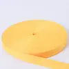 Fita de Poliéster-Algodão de Trama Simples para Mochila Cinto Elástico de Yoga Cós Bolsa de Lona Portátil Tecelagem de Amarração para Acessório de Roupa de Algodão