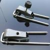Suporte de liga de alumínio / pino da bateria / suporte de antena pequena / cabide de pólo traseiro / acessórios de suporte de bateria