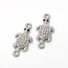 Deseo Amazon Metal Explosivo Doble Punto de Colgante Taladro Accesorios Hechos a Mano diy Joyería de Tortuga Colgante Accesorios Accesorios