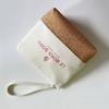 Nueva Moda Lienzo Lipstick Bolsa de Cosméticos Portátil Cuadrada Bolsa de Cosméticos de Mano Empalmada Algodón Bolsa de Regalo Publicitaria
