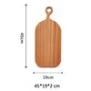 [Escolha Premium] Tábua de Corte para Bebê Frutas Tábua de Corte de Madeira Tábua de Corte Mini Prato Criativo Infantil Tábua de Corte