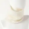 Braga de Cuello de Punto Esponjoso para Otoño e Invierno Doble Capa Protección para el Cuello Protección contra el Frío Bufanda Máscara Cálida a Prueba de Viento Color Sólido Bufanda Atmosférica