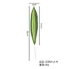 Hojas Artificiales Brasileñas Transfronterizas, Hojas Tropicales al por Mayor, Hojas de Nido de Pájaro, Materiales para Paredes de Plantas Verdes, Hojas para Decoración Floral de Bodas