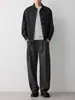 Chaqueta vaquera casual urbana para hombre Mokamaker, estilo dos piezas falsas con diseño de retazos a cuadros, prenda de abrigo para hombre 81770