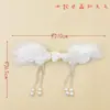 Fivela Tecida à Mão Borla de Pelo de Visão de Pérola Fivela Decorativa Cheongsam Chinês Vestido Chinês Roupa Tang Estilo Nacional Botão