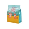 Sacos de Embalagem de Ração para Gatos e Cachorros Mais Vendidos, Sacos Autosselantes com Selagem de Oito Lados, Sacos Stand-Up de Folha de Alumínio para Ração de Animais de Estimação, Lote Pequeno Personalizado