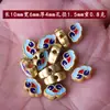 Gradiente Agujero Pasante Goteo de Aceite Tejido Hecho a Mano DIY Accesorios para Joyería Mariposa Flor de Loto Pulsera Collar Colgante Materiales Venta al por Mayor