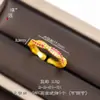 Mesmo estilo da Puzuo Gold Shop, ouro escovado, vermelho rosado, cravejado com diamantes, aro torcido para mulheres, temperamento de luxo leve, aro aberto, presente para namorada