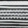Nueva Cinta de Ropa Estilo Chanel de Nailon Blanco Centípedo Dragón Borde Espiga Puntada de Cinturón Accesorios de Encaje DIY