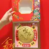 Moneda de Oro con Sello de Oro Puro 999, Bendición del Oficial Celestial, Riqueza Instantánea, Decoración Creativa de Escritorio para el Hogar, Regalo de Cumpleaños al por Mayor