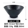 Bol de melamina estilo japonés patrón de corteza pequeño Bol de plástico para arroz Bol de arroz Bol para sopa restaurante restaurante comedor especial imitación de porcelana vajilla