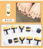 Suministros para puestos Pegatinas para uñas de los pies Pegatinas de uñas ponibles para uñas de los pies Pegatinas para uñas de celebridades de Internet con uñas de los pies