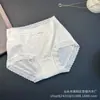 Vestido Xiaolan L011 lazo de encaje hueco simple de cintura media transpirable sin costuras shorts de triángulo para niña talla grande