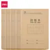 Cuaderno de Composición Simple Chino-Inglés Deli D3620 para Estudiantes, Cuaderno de Aula, Cuaderno de Tareas