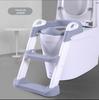 Penico infantil com escada, capa para assento sanitário infantil, almofada para assento infantil, corrimão em formato de escada.