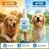 Kineshinex Spray Refrescante para Mascotas 100ml Perro y Gato Verano Exterior Refrescante Cuidado Spray Portátil