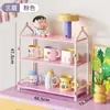 Suporte de Copo Multicamadas Arte em Ferro Molde-Resistente Rack de Armazenamento para Copos de Água, Copos de Chá, Copos de Café Organizador de Copos Dopamina para Mesa