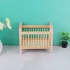 1:12 Muebles Miniatura para Casa de Muñecas Modelo Sin Terminar Escena de Habitación Infantil Decoración de Cama para Niños