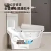 Vaso sanitário residencial, descarga silenciosa, vaso sanitário sifonado compacto economizador de água em cerâmica, vaso sanitário à prova de odores