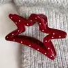 Pinza para el pelo grande y moderna para mujer, elegante y sofisticada, pinza para el pelo exquisita, pinza de tiburón simple para primavera-verano