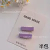 Materiales para Accesorios de Cabello DIY Accesorios para Pasadores Patrón de Espiga Algodón Retro Cinturón 3.5-6cm Medio Paquete Pinza Accesorios para Pinzas Laterales de Niños