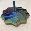 Estrella de Descompresión Impresa en 3D Ilusión Óptica Plegable Juguete Educativo para Niños Torre de Zanahoria Polygonal Espiral Tridimensional Escritorio