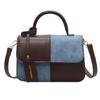 Bolsa Pequena de Mão Niche Design Fashion Trendyy para Mulheres 2025 Moda Primavera e Verão Bolsa Pequena Quadrada Jeans Textura High-End Única