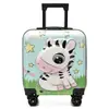 Nueva maleta infantil de 18 pulgadas con diseño 3D de dibujos animados y ruedas universales, maleta de mano para viajes de negocios, maleta con ruedas de viaje, caja de regalo promocional