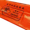 Sacos Espessos para Lixo Médico, Sacos de Lixo Descartáveis Laranja-Vermelho Específicos para Hospital, Espessados para Uso Doméstico